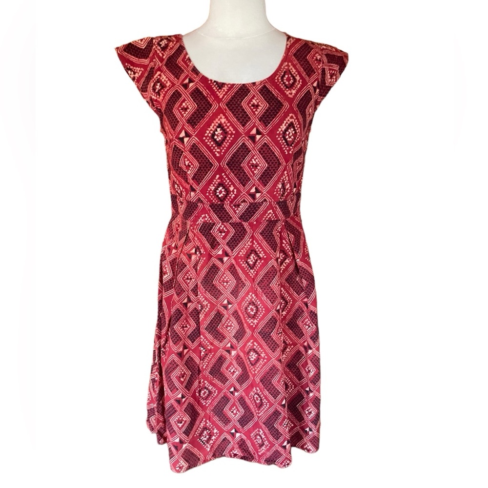 Mata Traders 100% Cotton Fit & Flare Dress